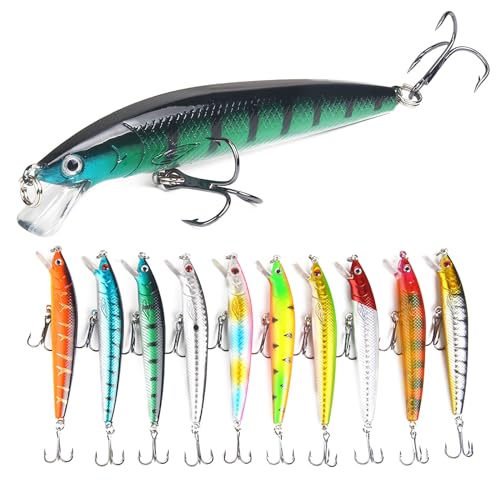 Acessório de Pesca NAMIX Minnow Spinning Lure NAMIX - Material de pesca - spinning lure, abs, azul, 10 cm