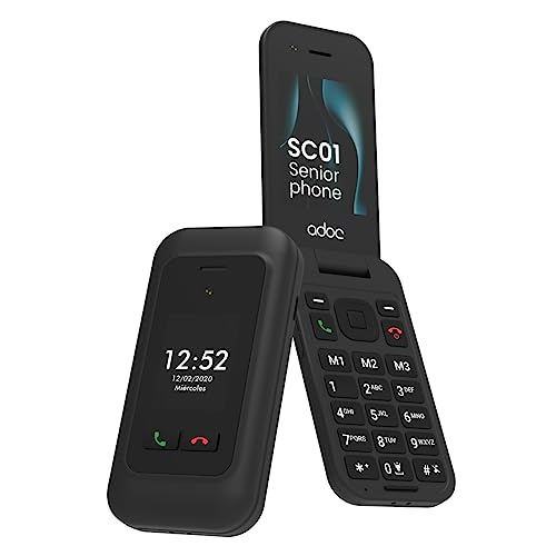 Telemóvel ADOC SC01 (1.77'' - Preto - 3 GB - 8 GB) ADOC - Telemóveis - telemóvel, 1.77 polegadas, preto, 3 GB, 8 gb
