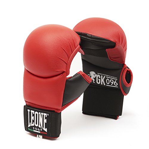 Luvas Unisexo ONELEO Karate Preto para Kickboxing (S) LEONE 1947 - Equipamento de proteção para boxe e artes marciais - unisex, karate, kickboxing, ergonômico