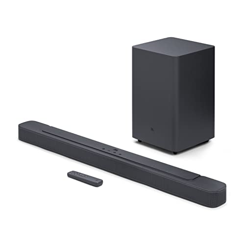 Soundbar JBL Bar 2.1 V2 (300W - Canais: 6 - Subwoofer: Sem Fios - Bluetooth) JBL - Alto-falantes - 300W, 6 canais, subwoofer sem fios, bluetooth