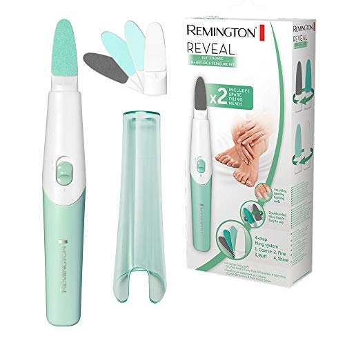 Conjunto de manicure e pedicure REMINGTON Man1000 Remington - Banho e corpo - 4 cabeças, 2 velocidades, vibração, suporte pés