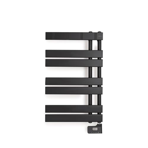 Toalheiro Elétrico CREATE Warm Towel Modern (Preto - 80 x 50 cm) CREATE - Suportes e porta-toalhas - 400w, 6 modos, temporizador, anti-humidade