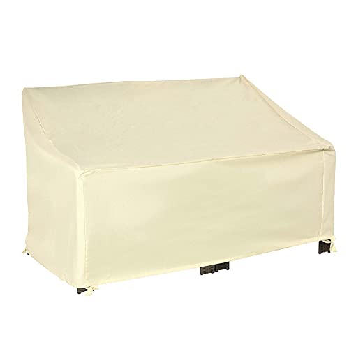 Capa Protetora Outsunny para Banco de 2 Lugares 140x84x56/94 cm | 600D Oxford | Impermeável Outsunny - Capas para móveis de exterior - 600d oxford, impermeável, fácil de limpar, cordas nas esquinas