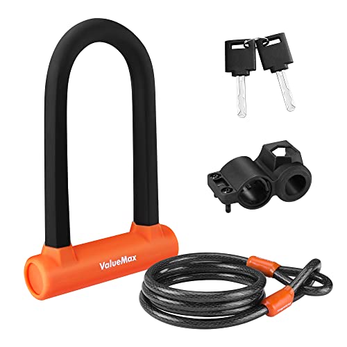 Cadeado de bicicleta VALUEMAX U-lock (Preto - 3.6x7.5x14 cm) Hang Zhou Great Star Industrial Co.,LTD - Fechaduras e chaves - u-lock, 3.6x7.5x14 cm, alta segurança, aço