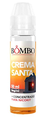 E-Liquid BOMBO Crema Santa (50 ml) (Vaporização - 0%) Bombo - Banho e corpo - crema santa, 50 ml, vaporização