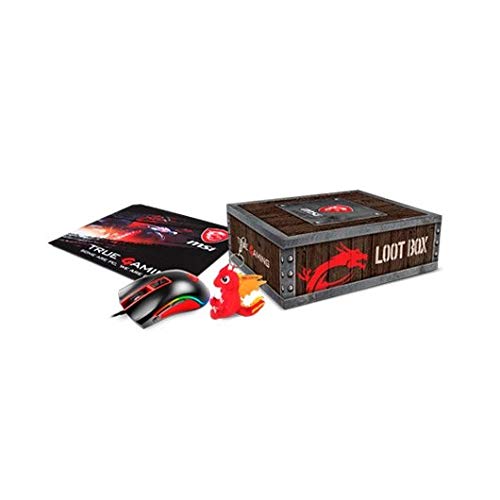 Pack Rato + Tapete Gaming MSI Dragon 957 (Preto) MSI - Laptops - rato, tapete gaming, msi dragon 957, preto