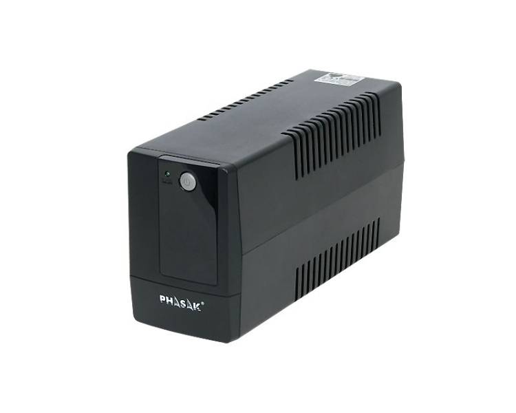 Ups PHASAK PH 9408 (2 Tomadas - 480 W - 800 V) Phasak - Ups - 800 VA, 480 w, 2 tomadas, 230 v