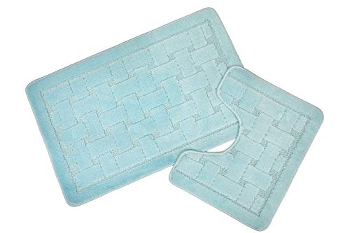 Conjunto de 13 Tapetes de Banho em Tecido Sintético EMMA BARCLAY S Green & Sons - Tapetes de banho - 13 tapetes, tecido sintético, super absorvente, resistente