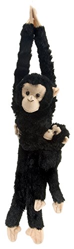 Peluche WILD REPUBLIC Chimpanzee com Pelúcia WILD REPUBLIC - Animais de pelúcia - chimpanzé, bebé, coração batente, voz realista
