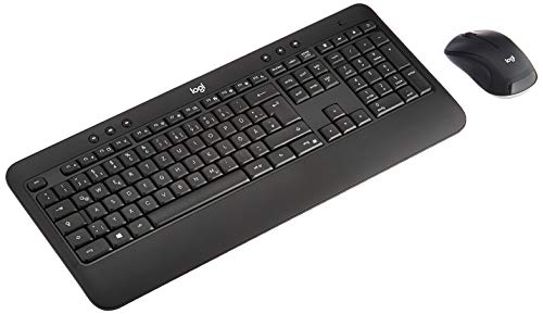 Teclado Wireless Logitech Advanced Preto Logitech - Conjuntos de acessórios de computador - wireless, preto, advanced