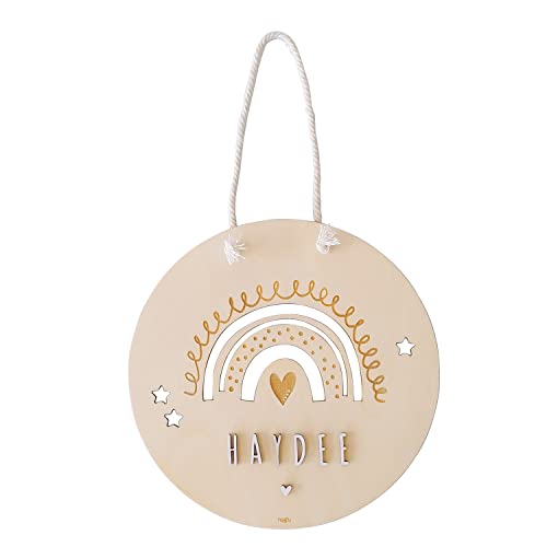 Nagu® Arcoirís. Nomes de Madeira Personalizados nagu - Casa e jardim - personalizados, nome, madeira