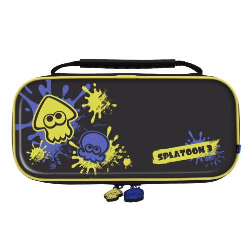Capa Nintendo Switch Hori Splatoon 3 Vault Case Hori - Acessórios para console de jogo portátil - nintendo switch, hori, splatoon 3, vault case, capa, joystick