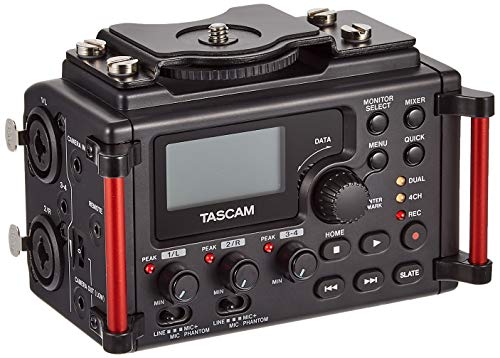 Gravador de Áudio TASCAM DR-60DMKII (Preto) Tascam - Gravadores multitrack - gravador de áudio, tascam dr-60dmkii, preto, 2 entradas xlr, 1 saída xlr, entrada USB, conexão auriculares, adaptador ac/dc