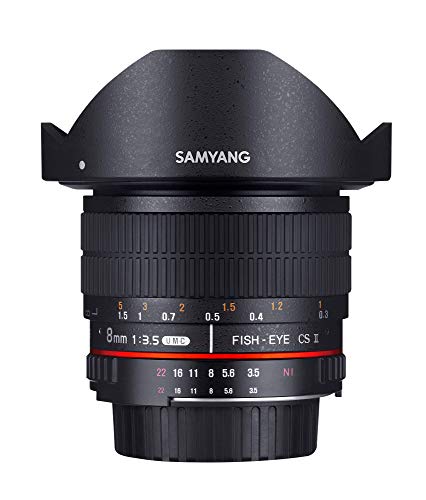 Objetiva SAMYANG 8mm F3.5 ASPH IF MC FISHEYE CS II Samyang - Lentes de câmera - objetiva, samyang, 8mm, f3.5, asph, if mc, fish eye