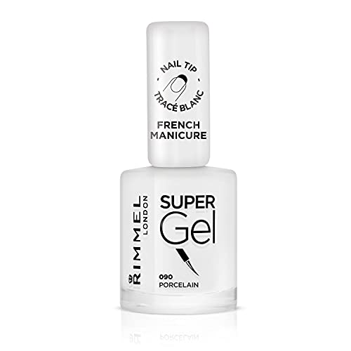 Rimmel London Super Gel Frech Manicure 090 Porcelain Frech Manicure Rimmel London - Vernizes de unhas - porcelana, mulher, gel finish, manicure