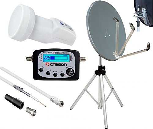 Antena para Satélite CAMPING SET (Recondicionado Como Novo) Sets & Bundels - Áudio - antena, satélite, reconhecido