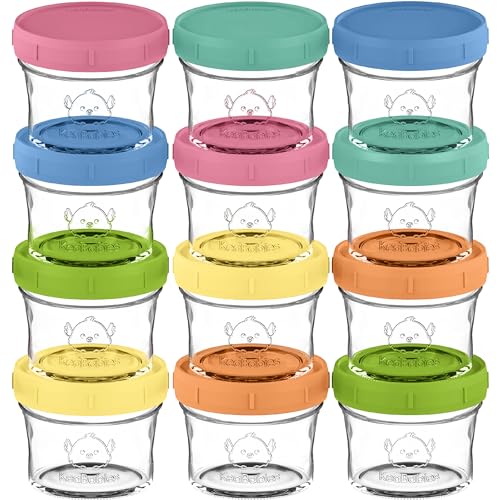 Conjunto de Recipientes para Alimentação de Bebé KEABABIES KeaBabies - Recipientes de armazenamento de alimentos - recipientes, bebé, alimentação
