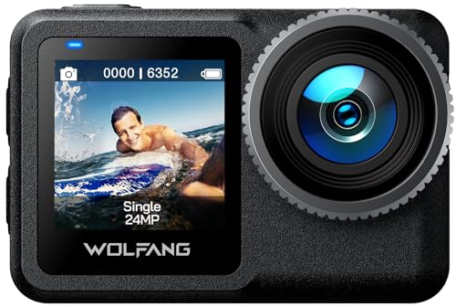 Action Cam WOLFGANG GA440 (5K - 24 MP - Wi-Fi) WOLFANG - Câmaras de vídeo - 5k, 24 MP, wi-fi, 30 fps