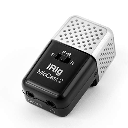 Microfone IK MULTIMEDIA iRig Mic Cast 2 Preto IK Multimedia - Microfones - microfone, preto