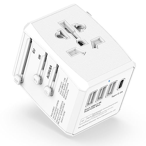 Adaptador de Viagem STARTECH.COM TRAVELPLUGEU YEONPHOM - Conversores e adaptadores de viagem - universal, 224 países, conector A/C/G/I