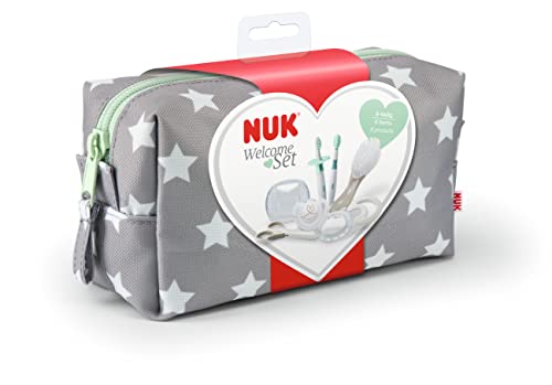 Conjunto de Acessórios para Bebé NUK Welcome Set NUK - Kits de saúde e higiene para bebês - acessórios, bebé, higiene, pente, escova, tesouras