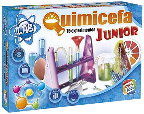 Kit de Ciência CEFABRICO Química Jr. (Idade Mínima Recomendada: 6 anos) Cefa Toys - Conjuntos de ciência e exploração - kit, ciência, química, junior