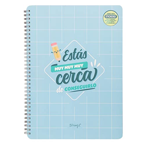 Caderno e Bloco de Notas MR. WONDERFUL Libreta (A4) Mr. Wonderful - Cadernos e bloco de notas - caderno, bloco de notas, mr. wonderful, libreta, a4, capa espiral