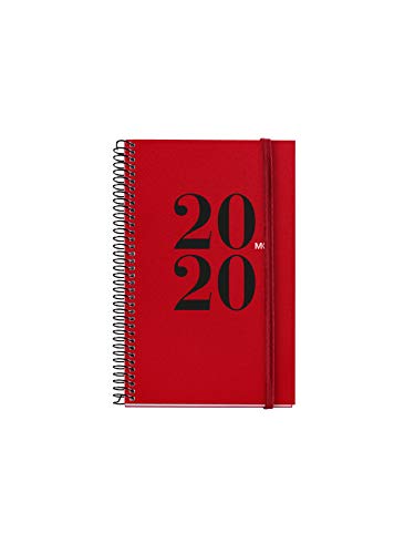 Agenda Semanal MIQUELRIUS Urban Vermelho (A5 - 2020) Miquel Rius - Calendários, organizadores e planejadores - agenda, semanal, miquelrius, urban, vermelho, A5