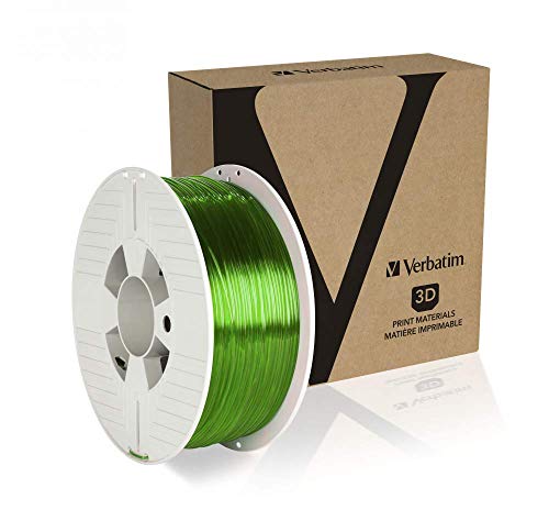 Verbatim 55057 material para impressão em 3D Polietileno tereftalato de glicol (PETG) Verde, Transparente 1 kg Verbatim - Acessórios para impressoras 3d - verde, transparente, petg, -40 °c a 65 °c