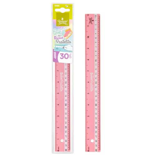 Régua de Plástico Quixote Sweet Pastelito Starplast - Réguas - plástico, pastelito