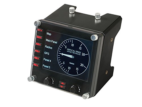 Simulador de Voo LOGITECH Pro Flight Instrument Panel (Preto) Logitech - Controladores de jogo - simulador de voo, instrument panel, preto