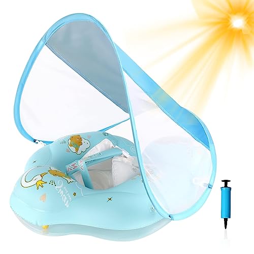Flutuador para bebés WYRIAZA com guarda-sol WYRIAZA - Brinquedos - guarda-sol, ajustável, crianças, 3-12 meses
