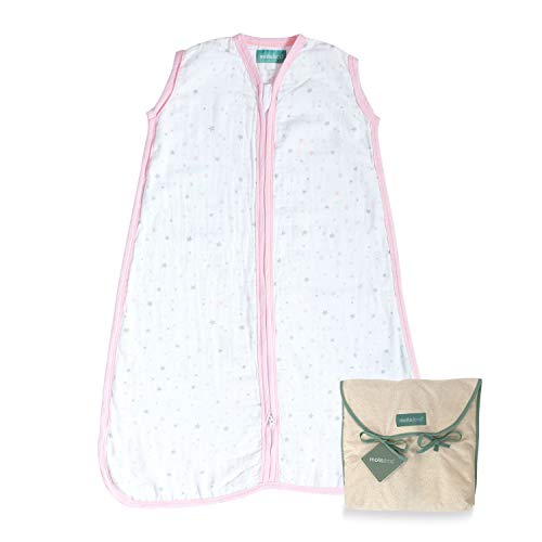 Saco de Dormir MOLIS&CO Pink Sky (Algodão - Rosa - 85 x 85 cm) Molis Projects, SL. - Roupa de cama - algodão, rosa, 85x85 cm