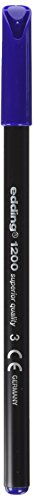 Marcador EDDING 4-1200-6 Azul (Ponta Fina - 0.5mm) Edding - Canetas - ponta fina, 0.5mm, tinta à base de água