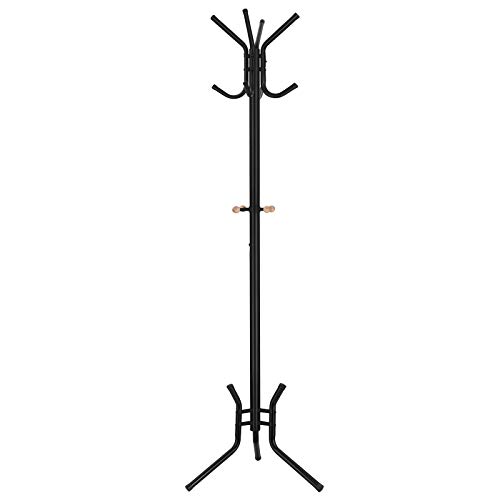 Varão de Roupa SONGMICS Rcr17 Preto 80X30X130Cm SONGMICS - Cabides para casacos e chapéus - varão, roupa, songmics, rcr17, preto, 80x30x130cm