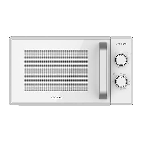 Micro-ondas CECOTEC GrandHeat 3120 (20 L - Com Grill - Branco) Cecotec - Eletrodomésticos de cozinha - 20 l, grill, 1050 W, botões