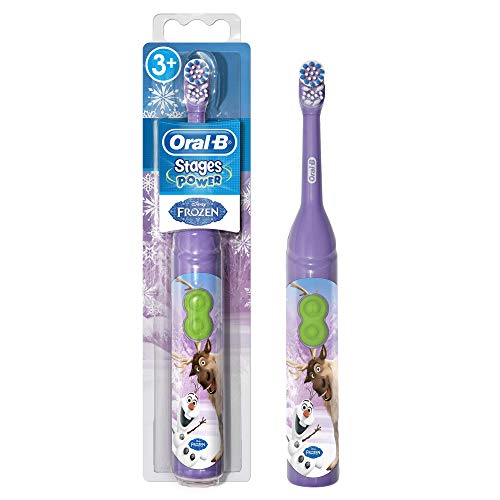 Escova de Dentes Elétrica BRAUN Powerkids Disney Frozen (2.1x1.4x6.5 cm) Braun - Escovas de dentes - elétrica, Powerkids, disney frozen