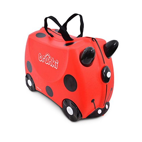 Mala de Viagem TRUNKI Ladybug Vermelho 50x38x20cm Trunki - Malas - 50x38x20cm, 1,8 litros, assento, leve
