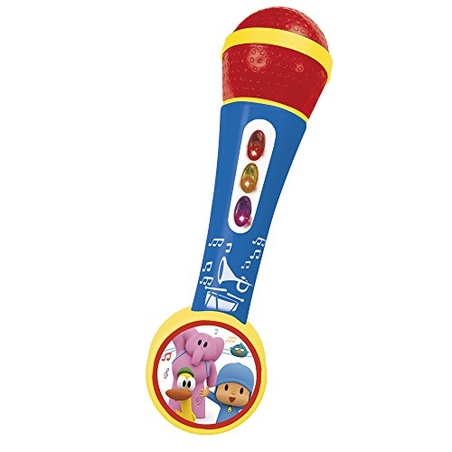 Microfone de Brincar POCOYO Microphone with Melodies (Idade Mínima Recomendada: 3 anos) REIG - Eletrônicos falsos - microfone, brincar, melodias, design colorido, fácil usar, gravar