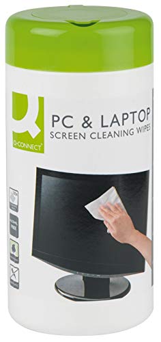 Toalhas de Limpeza para Ecrãs Q-CONNECT BioScreen Q-Connect - Teclados - toalha, limpeza, ecrãs, q-connect, bioscreen