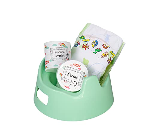 Conjunto de Banho para Boneca HELESS 806 Desconocido - Brinquedos - frasco, creme, papel higiénico, almofada de borracha, almofada de espuma