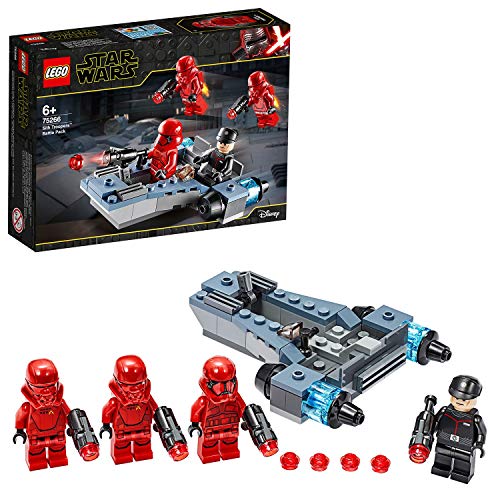 LEGO Star Wars - Pack de batalha do Sith Trooper - 75266 (Idade mínima: 7) LEGO - Blocos de encaixe - sith trooper, speeder, blaster, 7 anos