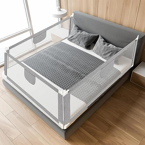 Barreira de Berço EINFELEN 180 X 80 Cm Cinza Einfeben - Móveis para bebês e crianças pequenas - berço, cinza, 180 x 80 cm