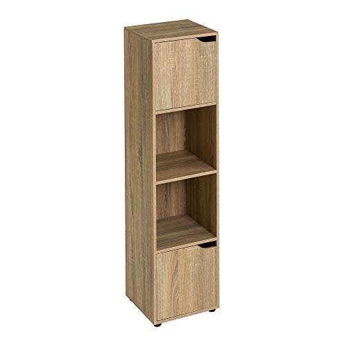 Estante para Corredor Lola Home Madeira Castanho Nórdico (119 x 29 x 30 cm) LOLAhome - Estantes e prateleiras de pé - 3 prateleiras, madeira de pinho, design elegante, 119x29x30 cm