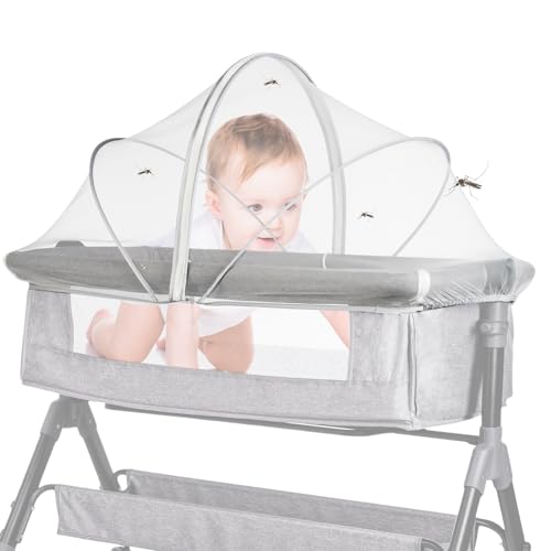 Mosquiteiro Portátil WEGREAT 100x55 cm (Branco) WEGREAT - Móveis para bebês e crianças pequenas - mosquiteiro, portátil, cama, fecho de correr, dobrável, branco