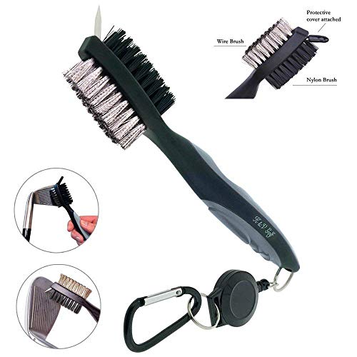 Escova de Golfe K-V GOLF 2 em 1 Spatula e Limpeza de Ganchos K&V Golf - Escovas de limpeza - spatula, limpeza, ganchos