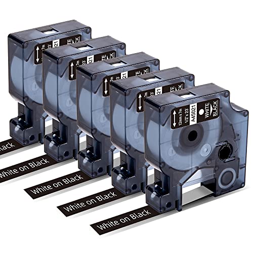 Cinta de etiquetas MARKURLIFE S0720610 (12mm x 7m) Markurlife (Non-Dymo-Original) - Consumíveis de impressora - etiquetas, 12mm, 7m, preto