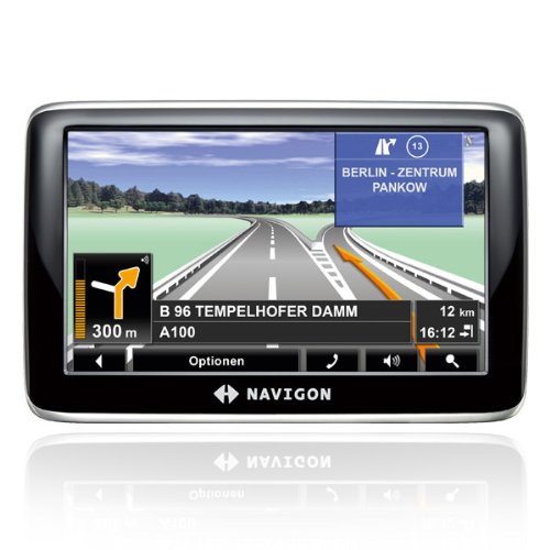 GPS NAVIGON 4350 Max (Europa - Bluetooth Mãos Livres - 1h de autonomia) Navigon - Ferramentas de medição e sensores - europa, bluetooth, mãos livres, 1h autonomia