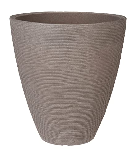 Vaso Redondo com Fendas SPETEBO (Preto - Polipropileno - 39x42cm) Spetebo - Sinalização - polipropileno, moderno, elegante, resistente