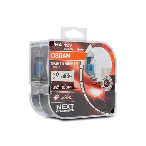 Lâmpada para Faról OSRAM NIGHT BREAKER LASER Osram - Iluminação de veículo a motor - osram, night breaker, laser